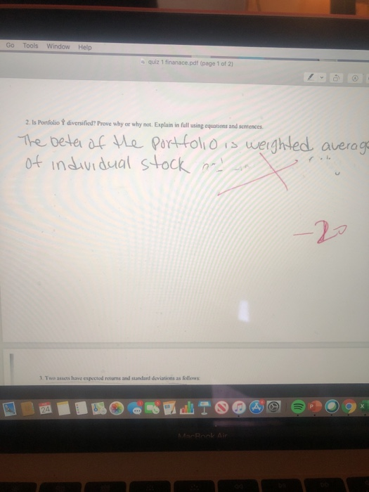 Prof. R P LEASE PUT ALL ANSWERS ON THIS SHEET, FRONT AND