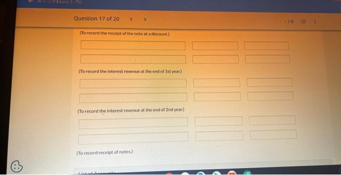 Hemiruway's 2 -year, $72,000, zero-interest-bearing note The inplied interest rate is 10%.