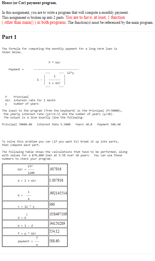 I need only part 2 in c++ write a program that will
