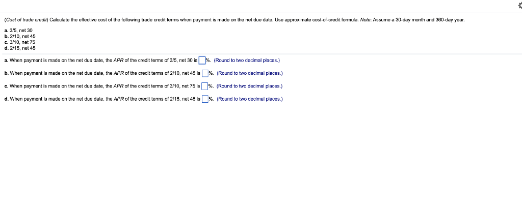 I need help solving (a)-(d) for the problem posted below: (Cost of