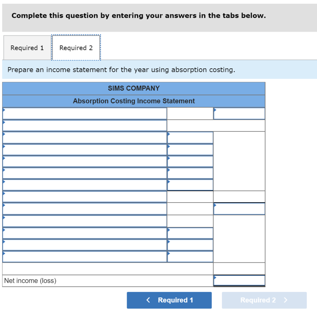 Sims Company, a manufacturer of tablet computers, began operations on January 1,