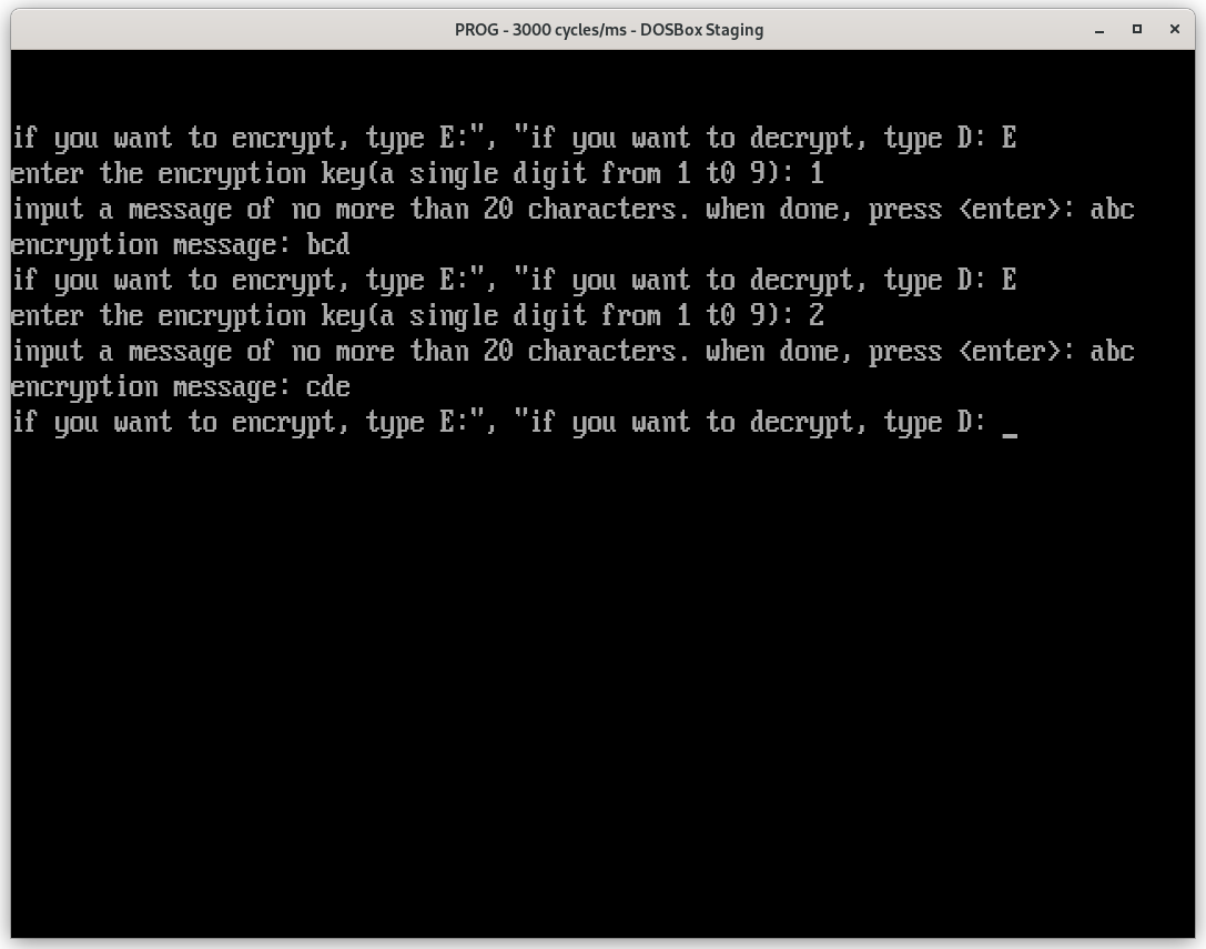 HOW TO WRITE A CODE WITH THIS OUTPUT IN ASSEMBLY LANGAUGE ,
