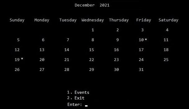Python Programming. --When the program is launched, the user should be presented