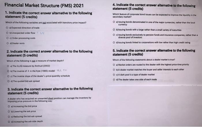  hello! Please help me pick the right answer for questions 1-5