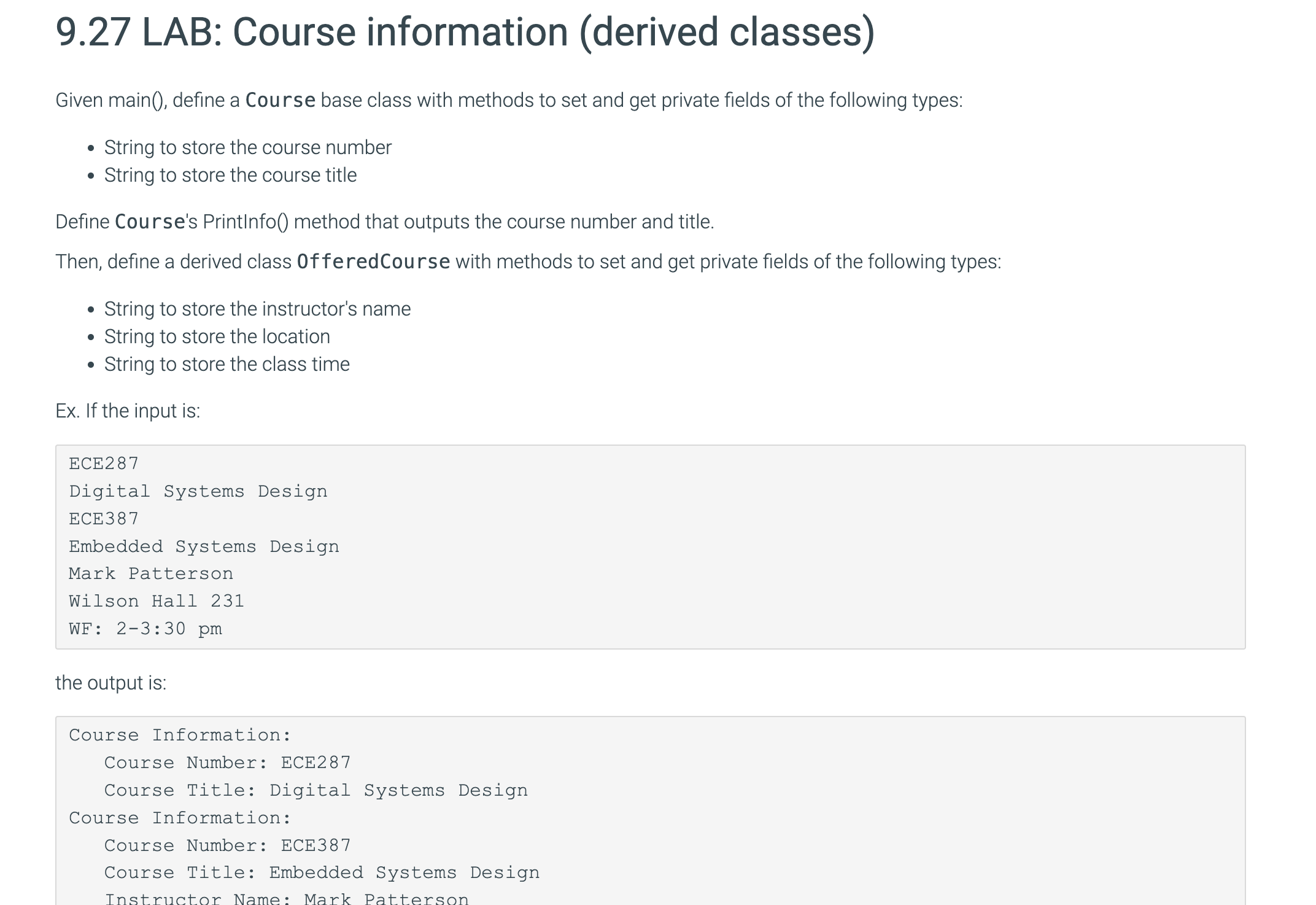In Java Please this is my code but it not work Given