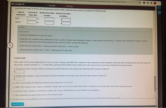 and (2) that follow. Total Total Total Machine Units Lumber Utilities Depreciation