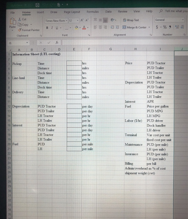 what is the minimum rate that the carrier should charge for this