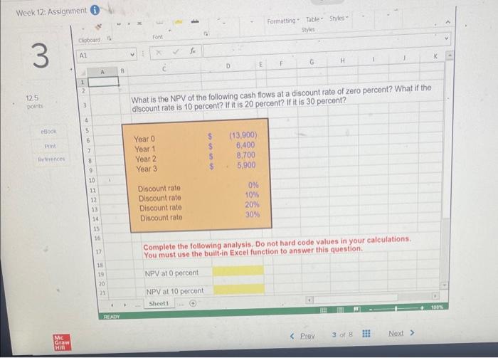  please write the answer using the formula. What is the NPV