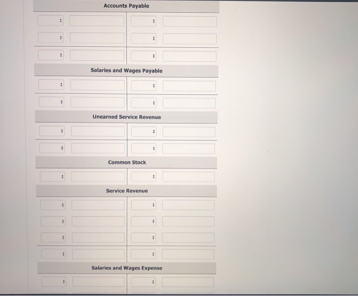 1.972 Supplies Prepaid Insurance 2,160 15,000 Equipment Accounts Payable $4,210 Unearned Service
