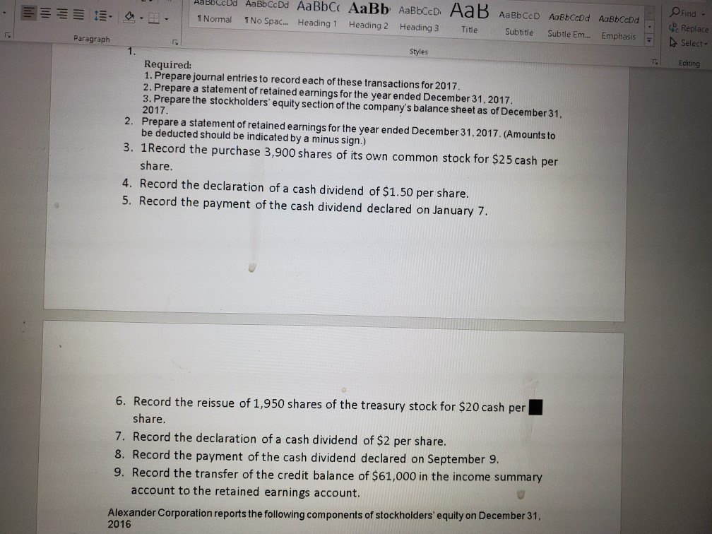 SEC Styles Editing Common stock-$25 par value, 60,000 shares authorized, 39,000 shares