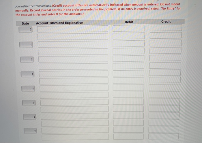 decorator, in her first month of business, are as follows. Jan. 2