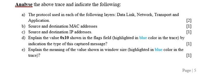 trace taken by Wireshark a network protocol analyzer software. ETHER: ----- Ethernet