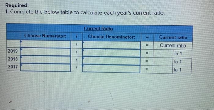 KORBIN COMPANY Comparative Income Statements For Years Ended December 31, 2019, 2018,