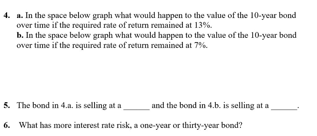  a. In the space below graph what would happen to the