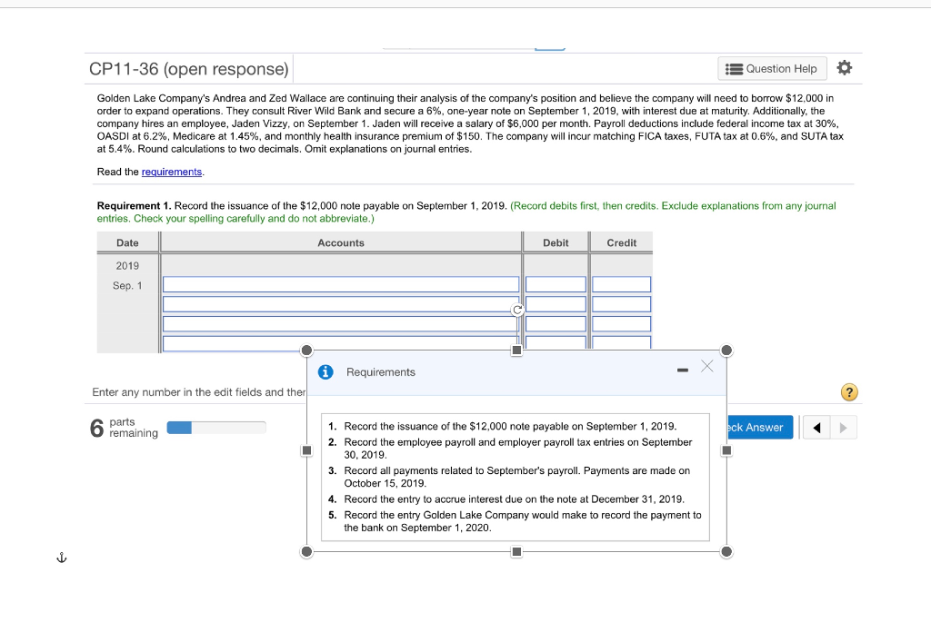 Looking at this problem and reading all the requirements. What are all