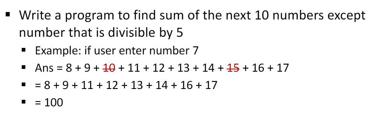 In basic C code - Write a program to find sum of