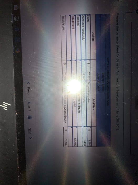 Services during June. Greg Sawyer opened this business on June 1 with