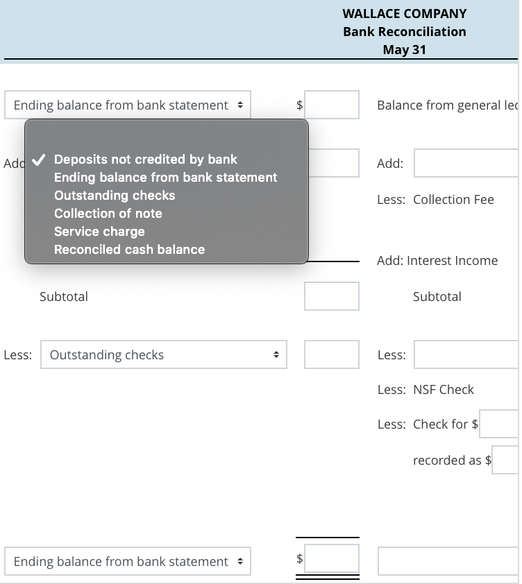 shown. For Part A, all options are provided. For Part B. the