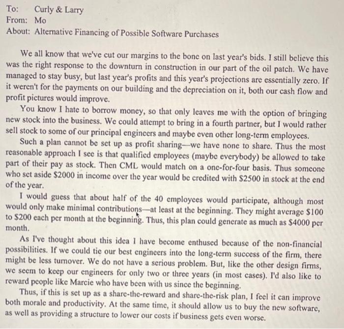 need to clarify anything. It appears that software packages costing about $25,000