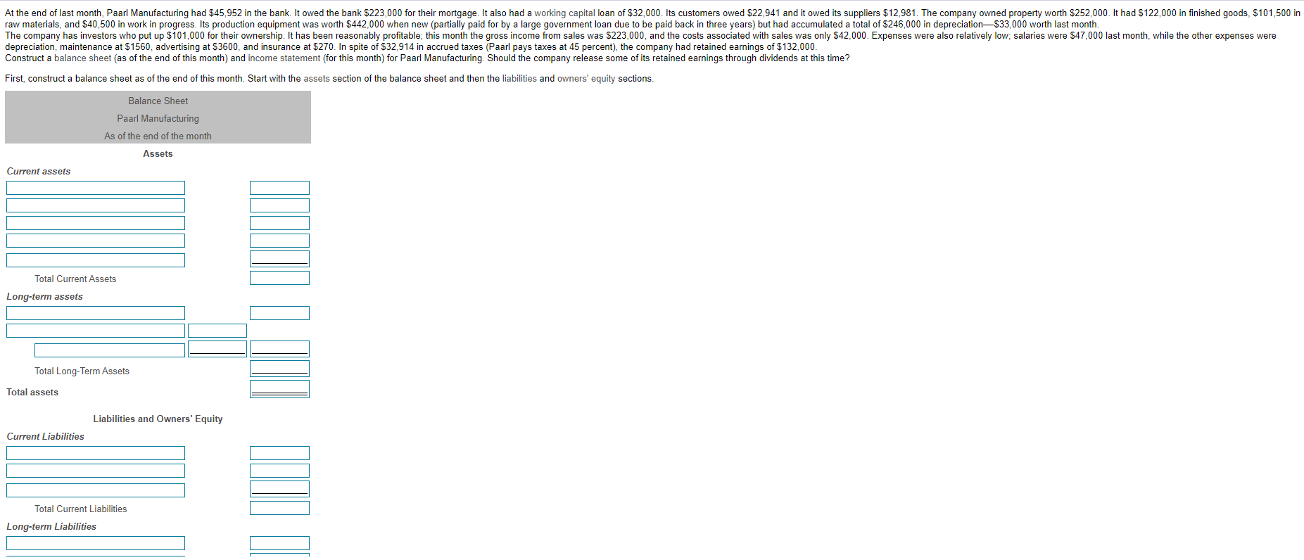 Please Explain STEP by STEP Thank you! At the end of last