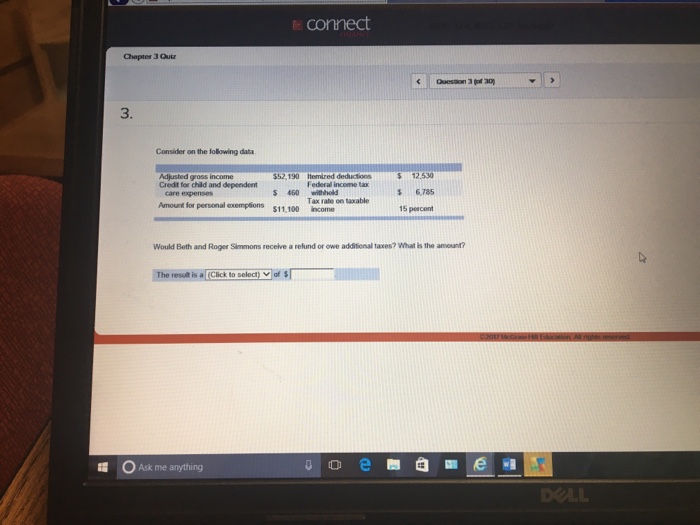  Consider on the following data. Would Beth and Roger Simmons receive