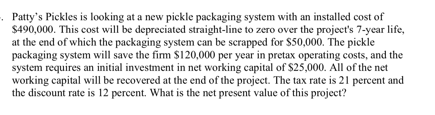 Patty's Pickles is looking at a new pickle packaging system with