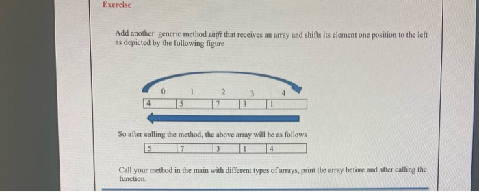 args) // create arrays of Integer, Double and Character Integer) integerArray =