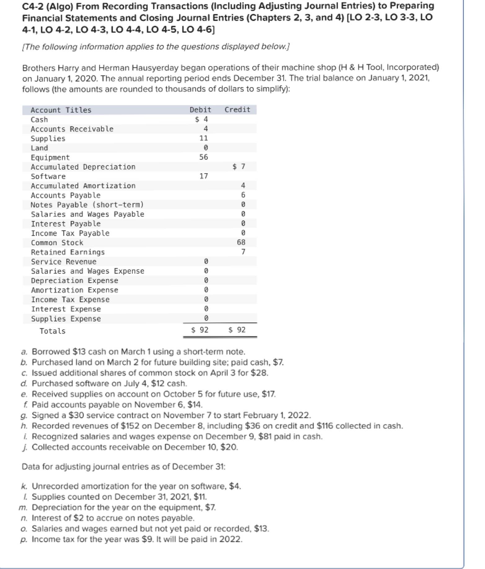  PLEASE HELP DUE TONIGHT! Preparing all the problem: Journal Entries T-