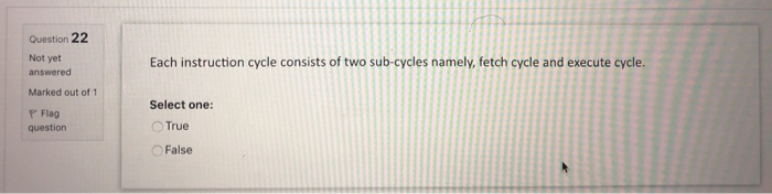 (CPU, main memory, I/O devices). Not yet answered Marked out of 1