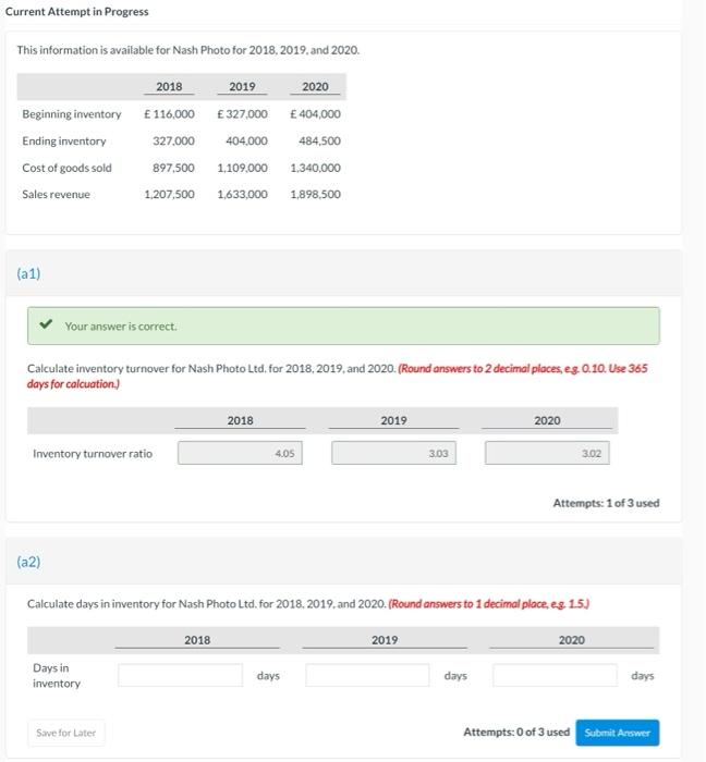  Current Attempt in Progress This information is available for Nash Photo