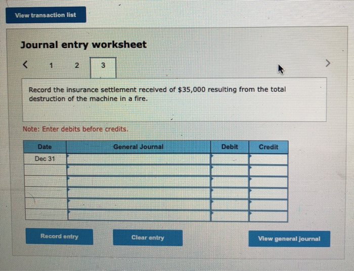 straight-line basis. On December 31, at the end of its fifth year