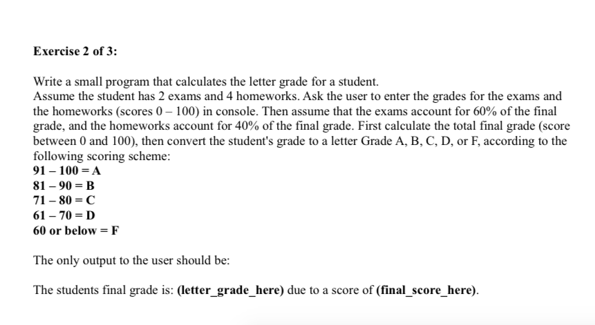 I need java program code for this . Please help Exercise 2