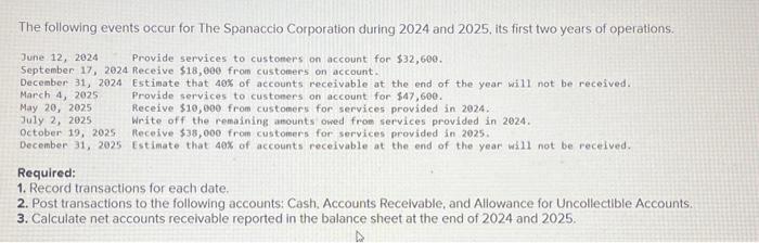  Journal entry worksheet 1 5 6 7 8 Estimate that 40%
