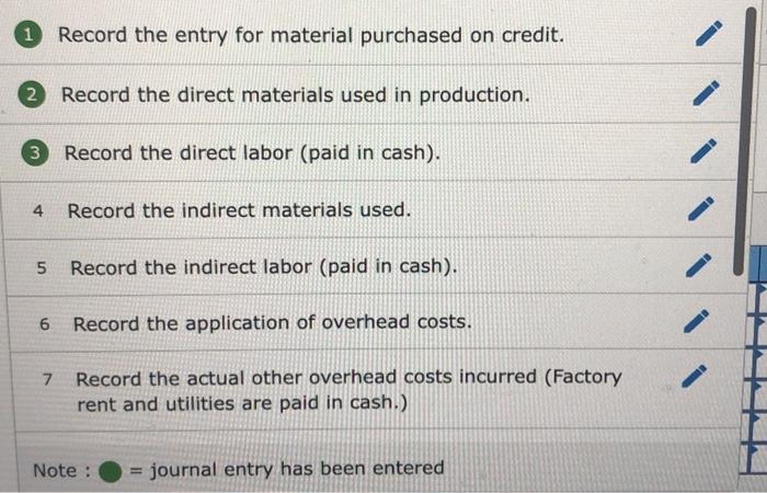 applies to the questions displayed below.] Marco Company shows the following costs