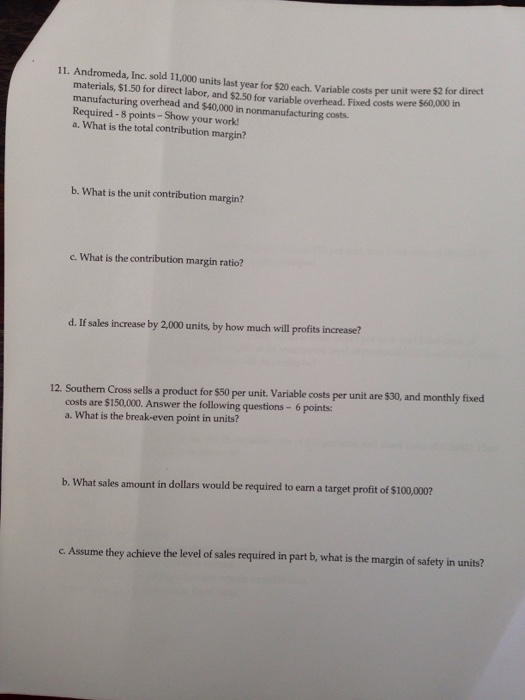 total sales revenues less total variable costs. D. total variable costs less