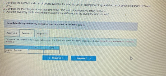 $1,848 Inventory, December 31, using LIFO 66 Units O $24 - $1,584