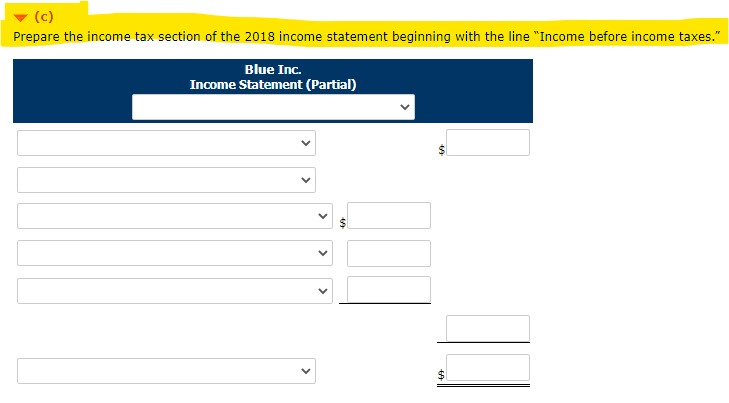 operating loss.) Year Tax Rate 2015 2016 Pretax Income (Loss) $130,000 94,000