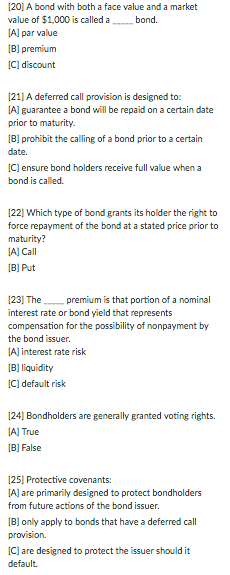 A bond with both a face value and a market value