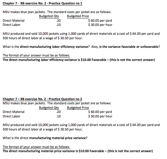  Chapter 7 - BB exercise No. 2 - Practice Question no