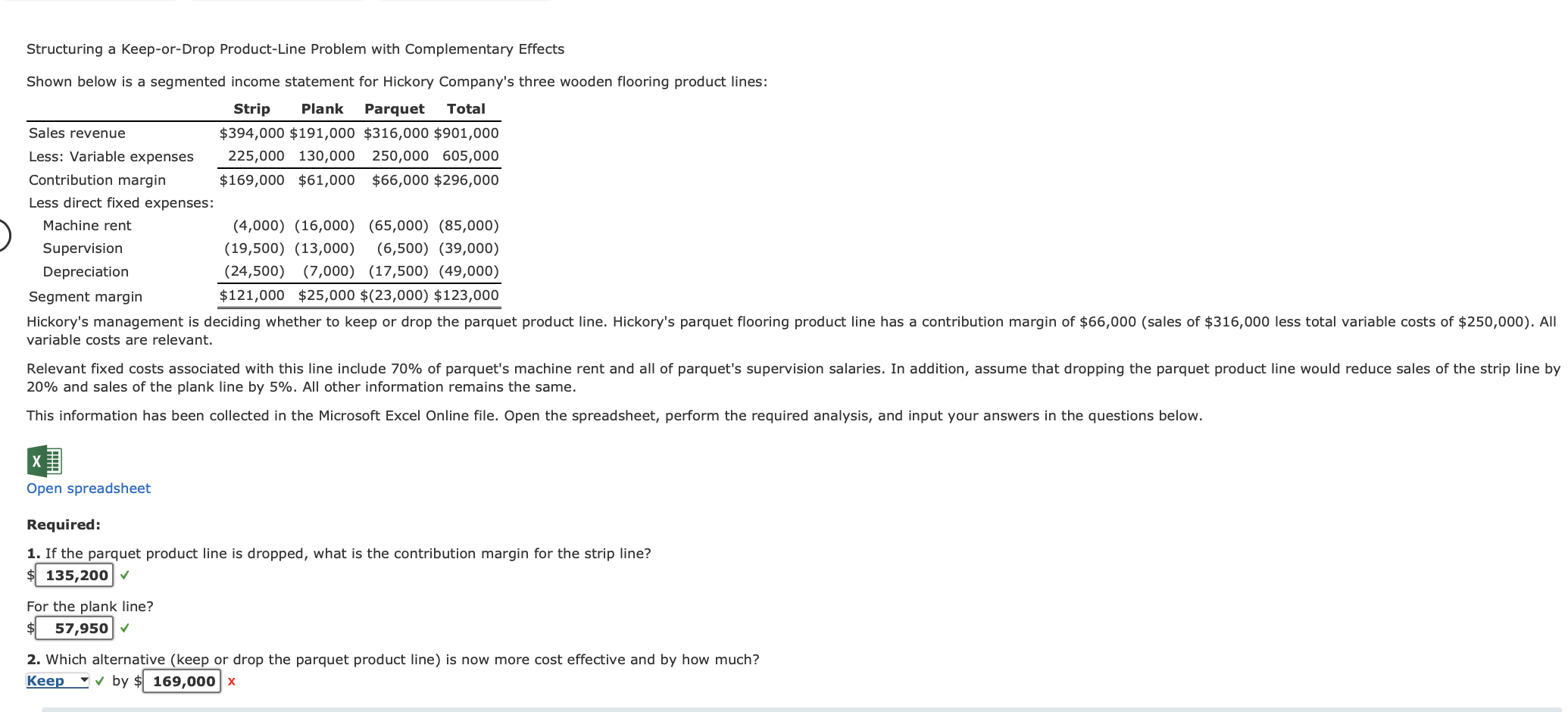 Structuring a Keep-or-Drop Product-Line Problem with Complementary Effects Shown below is