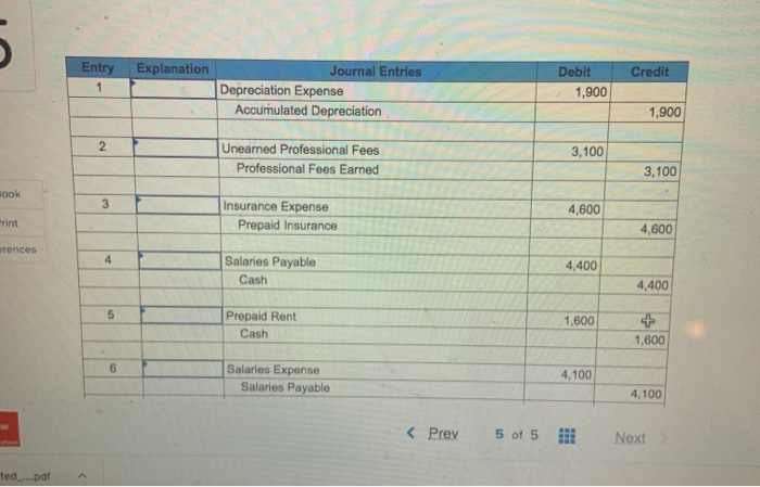 through 12, select the letter of the explanation that most closely describes