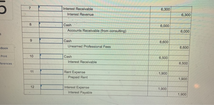 it in the space beside each entry. You can use letters more