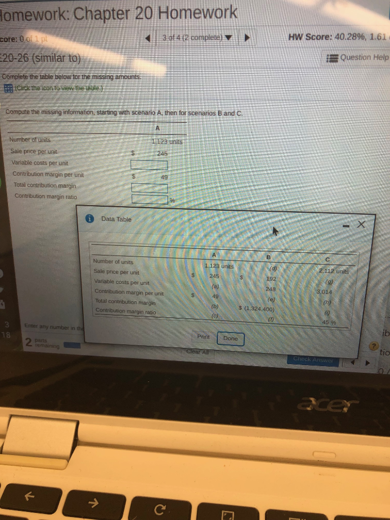 PLEASE ANSWER ALL SECTIONS. QUESTION INFORMATION IS PROVIDED ON BOTTOM OF THE