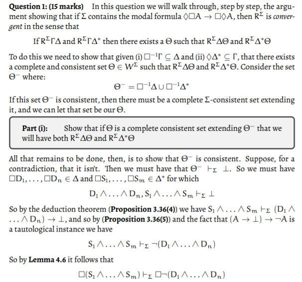 Do part (ii) please. Question 1: (15 marks) In this question we