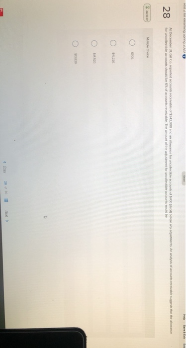  noeming spring 2 2 8 At December 31 C reported accounts