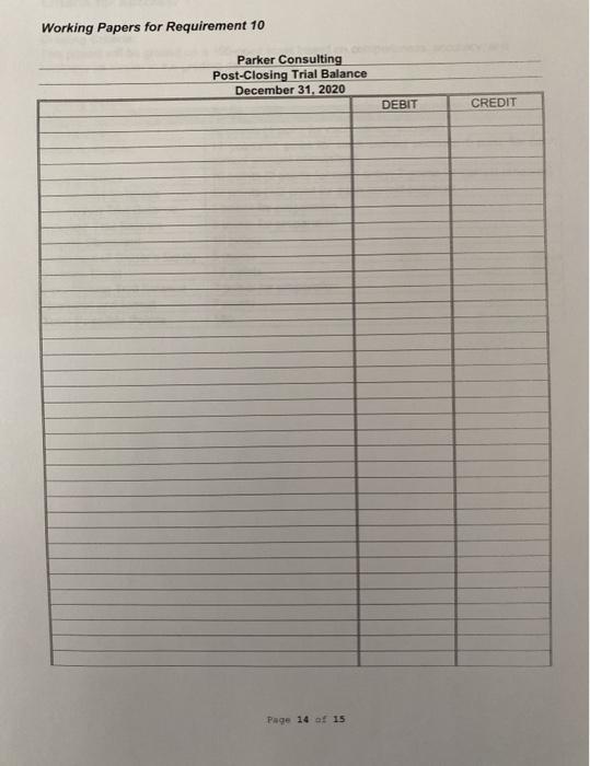 trial balance. Knowledge: This assignment will also help you: Identify, record, and