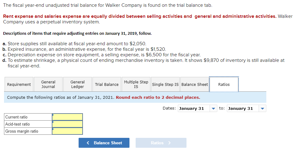 affect a specific account, or the balance in an account at a