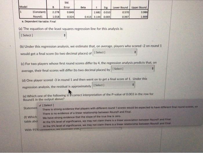 always played at the same golf course (Augusta National Golf Club). Each