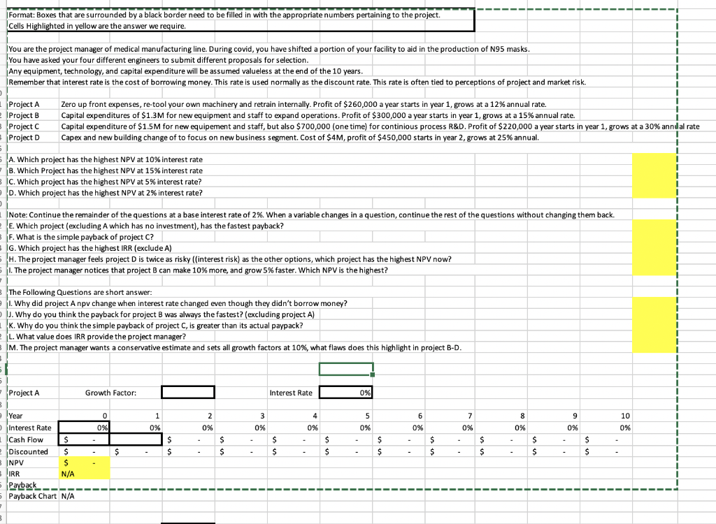  Format: Boxes that are surrounded by a black border need to