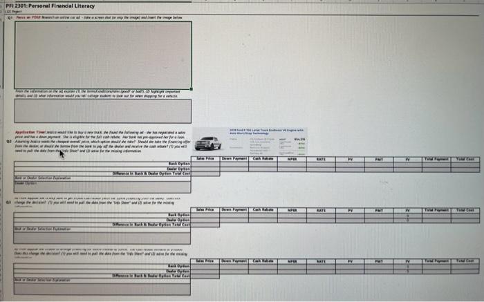 application based scenario on how to apply the course leaming goals. All